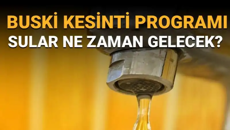 Bursa Nilüfer'de Sular Ne Zaman Gelecek? BUSKİ Kesintisi Detayları