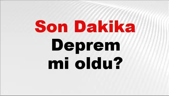 Muğla'da Deprem Alarmı! Son Dakika Detaylar Burada