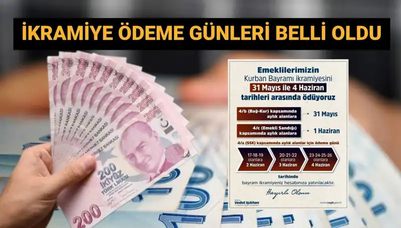 Emekli Bayram İkramiyeleri İçin Tarihler Açıklandı: 4 Bin TL Ne Zaman Yatacak?