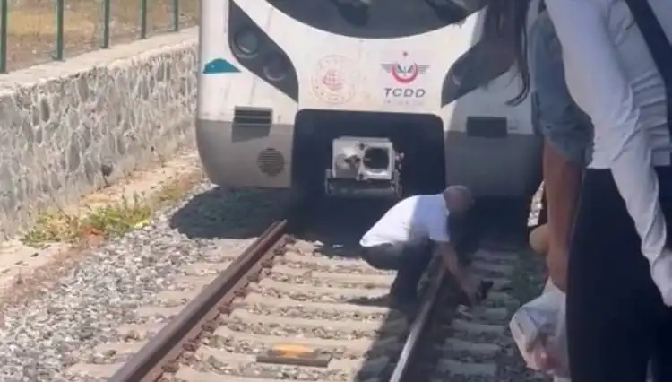 Raylardaki Kediyi Gören Makinistin Kahramanlığı Marmaray'ı Durdurdu