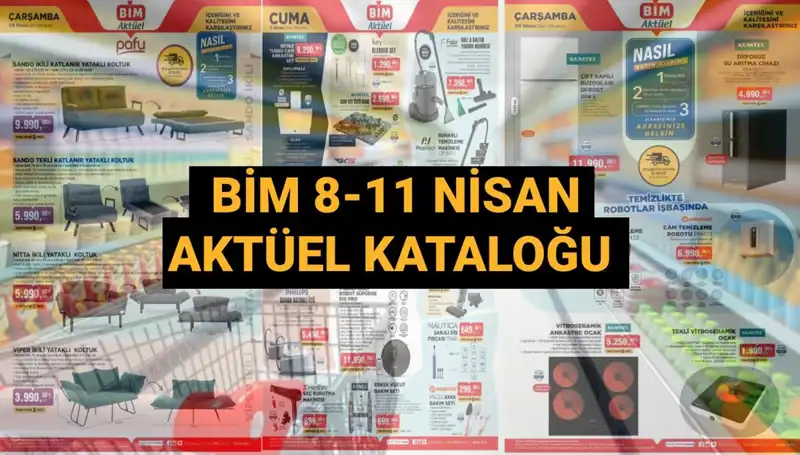 BİM'de 8-11 Nisan Arası Yataklı Koltuk ve Daha Fazlası Şaşırtacak!