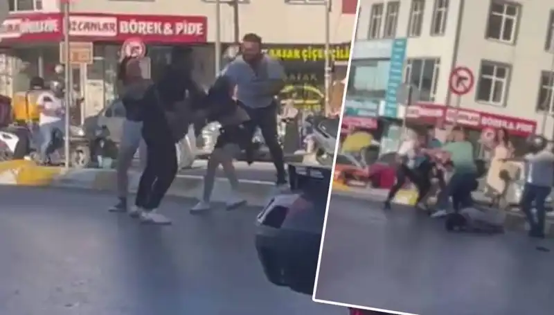 Esenyurt’ta Motosikletli İki Kadına Yapılan Dayak Olaya Dönüştü!