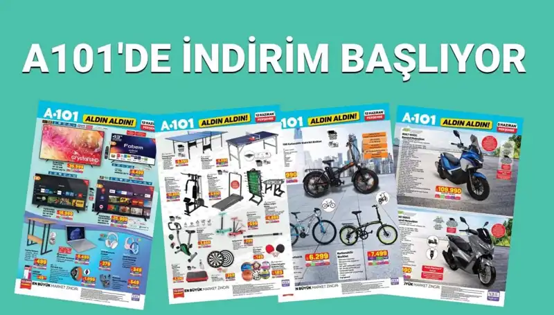 A101 Market 2025 Yaz Kataloğu: Spor Ekipmanları ve Teknolojik Ürünler Daha Uygun Fiyatlarla!