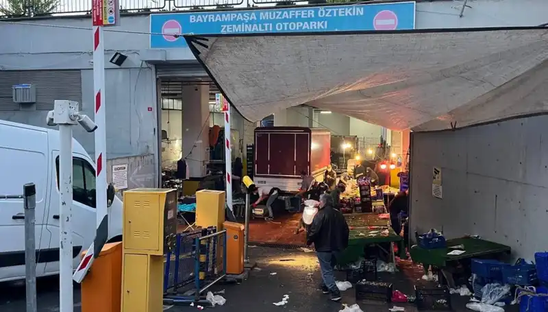 Pazar Yerinde Kaos: Biber Gazı Panik Yarattı!