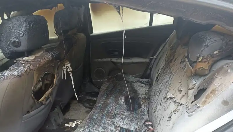 Esenyurt’ta Şantaj Çetesi, İsteğine Yanıt Alamayınca Arabayı Ateşe Verdi!