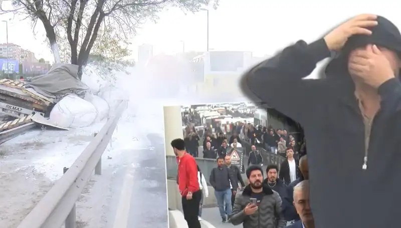 D-100 Karayolu'nda Trafiği Kilitleyen Feci Kaza: Alçı Yüklü TIR Bariyerlere Çarptı