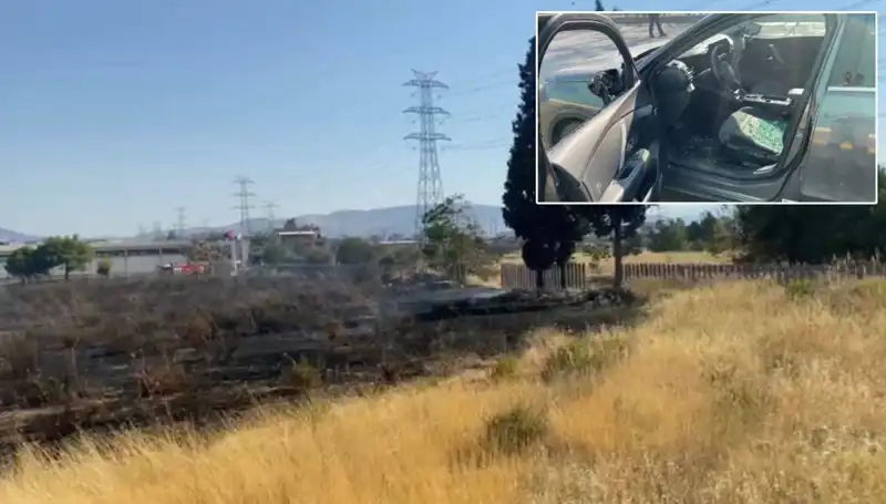 İzmir’deki Otluk Alanda Çıkan Yangın, AVM Otoparkına Kadar Ulaştı!